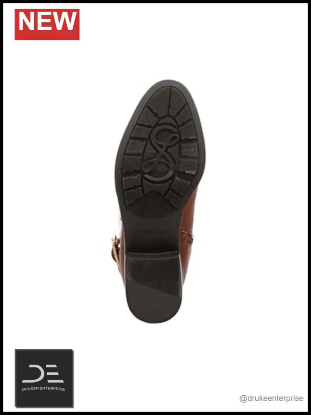 Over-the-Knee Riding Boots with Buckle Detail